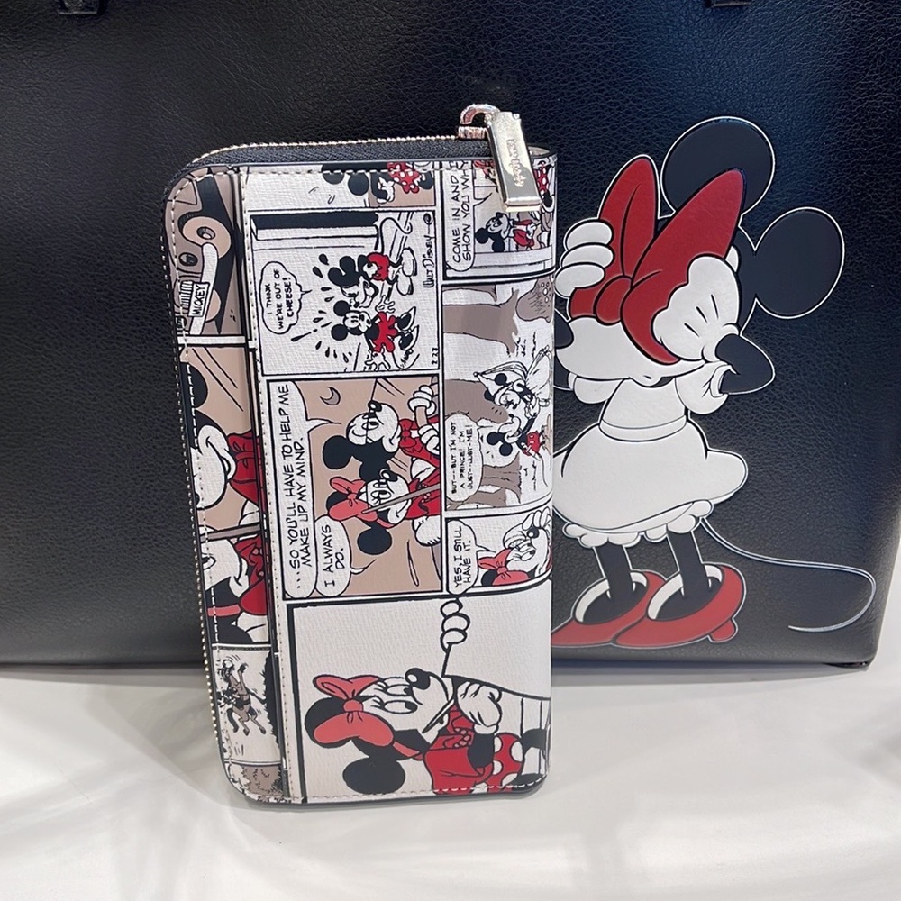 Kate Spade Disney X Kate Spade New York Mickey Mouse Large Continental Wallet - Picture 2 of 16